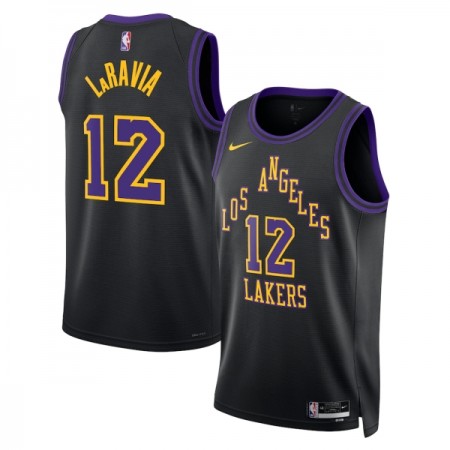 Camiseta Hombre Los Angeles Lakers Jake Laravia 2025-26 Nike City Edition Negro Swingman Camiseta Hombre Los Angeles Lakers Jake Laravia 2025-26 Nike City Edition Negro Swingman